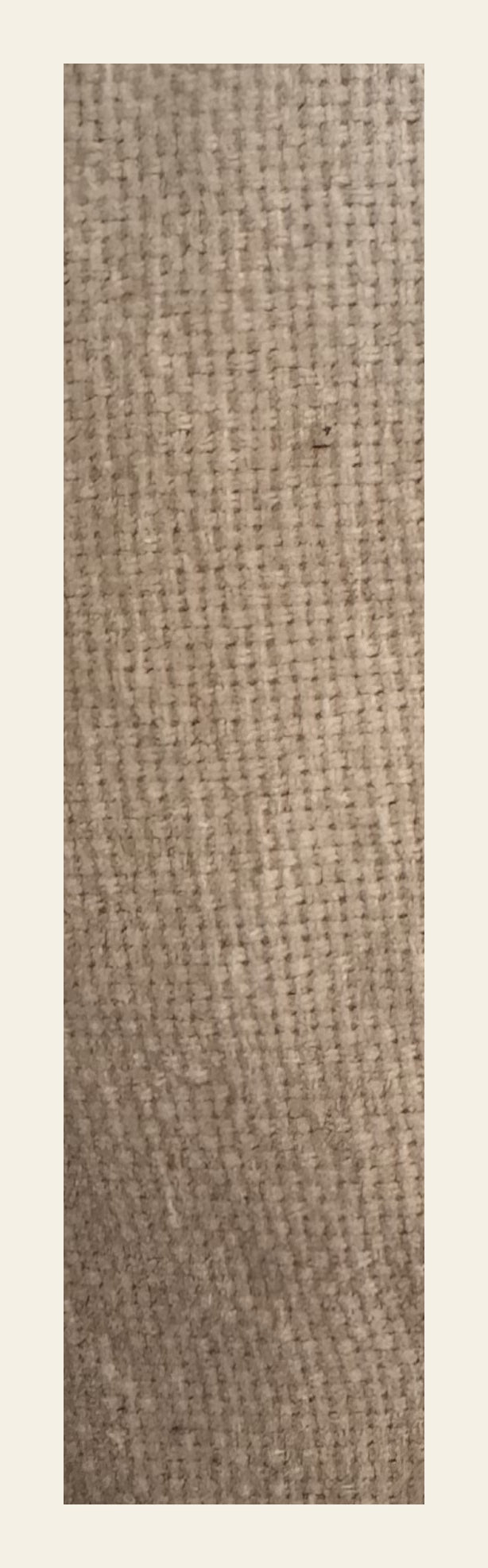 Funda de almohada bordada, detalle de la textura