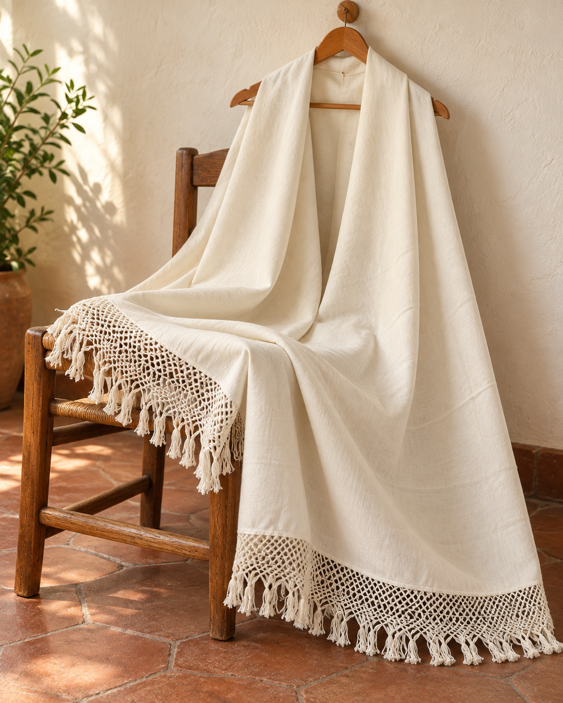 Rebozo de manta liso, estilo de vida
