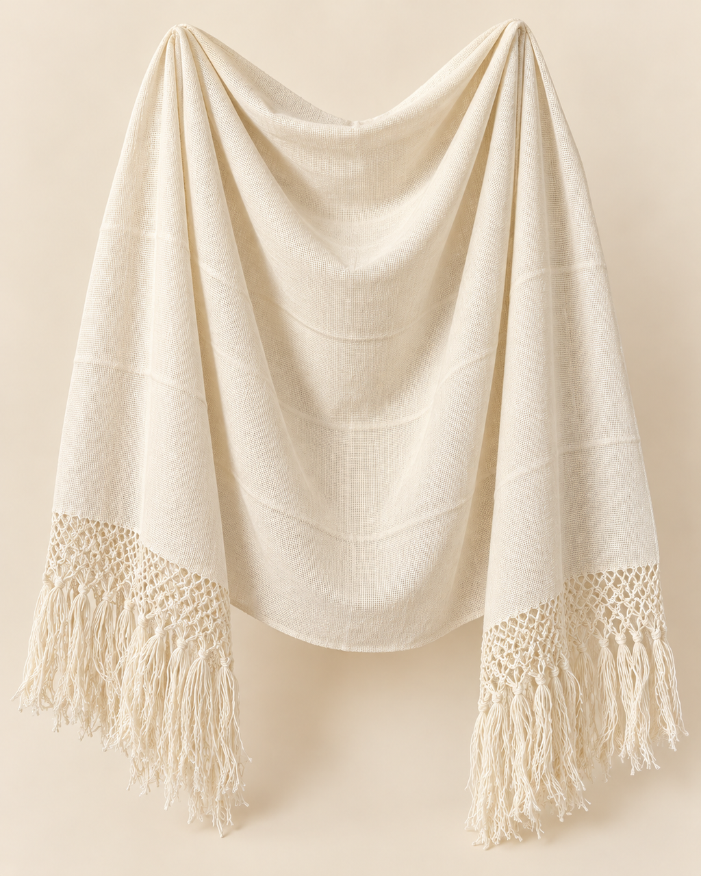 Rebozo de cocucha, vista frontal