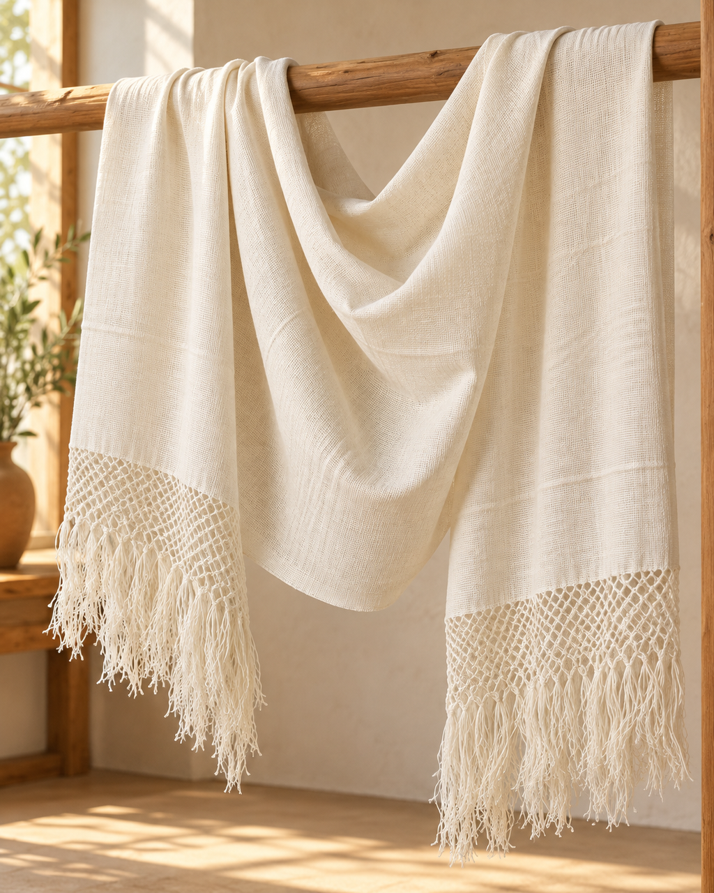 Rebozo de cocucha, en ambiente