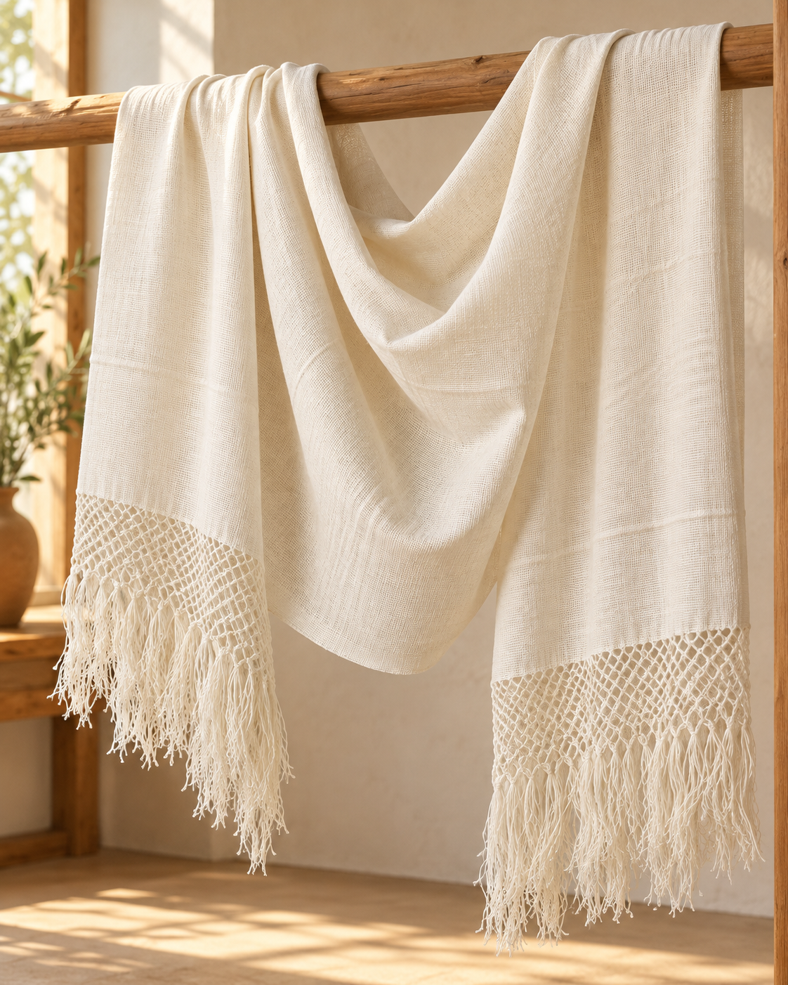 Rebozo de cocucha, en ambiente