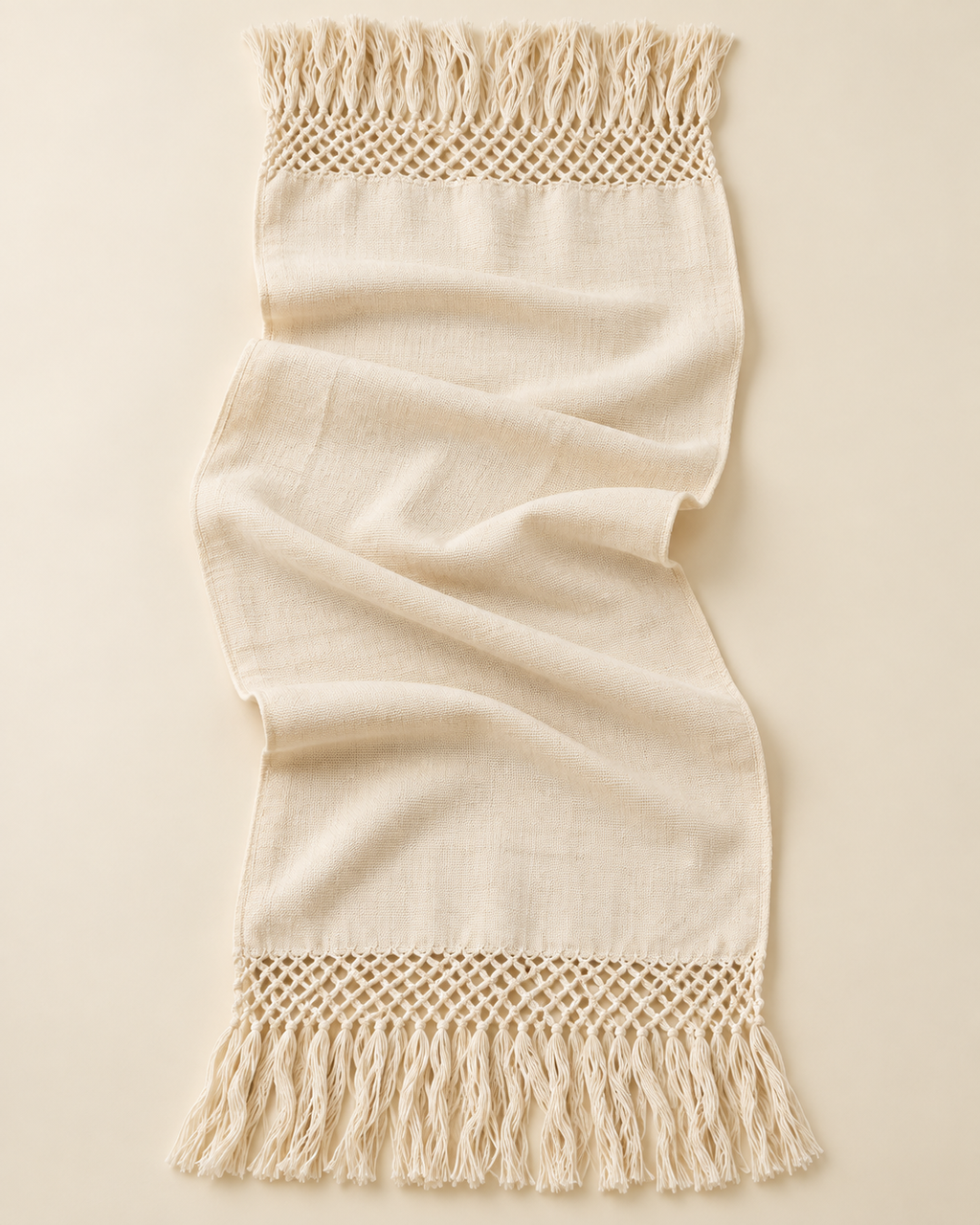 Rebozo angosto, vista frontal