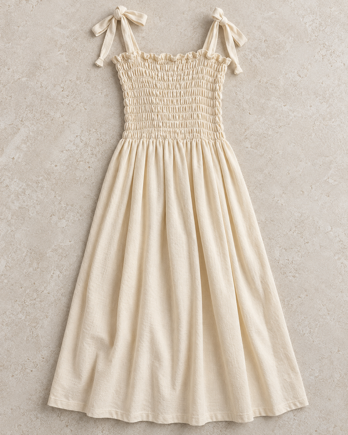 Vestido de mujer con pechera fruncida, vista adicional